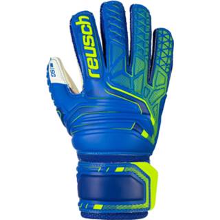 👉 Reusch Attrakt SG Finger Support Junior Deep Blue - Keepershandschoenen - Maat 4