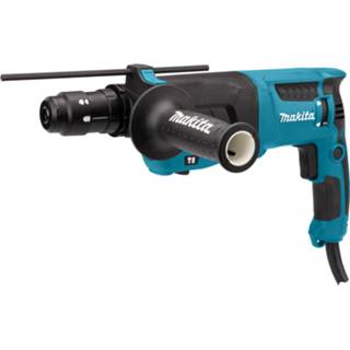 👉 Combihamer Makita HR2630TX12 230V met verwisselbare Boorkop 17-Delige Boor- en Beitelset in Koffer 88381687416