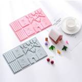 👉 Bakvorm One-Size veel kleurig 1pc kerst willekeurige