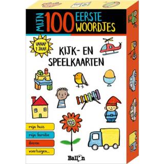 👉 Speelkaart Kijk- en speelkaarten 0 - Mijn 100 eerste woordjes 9789403217413