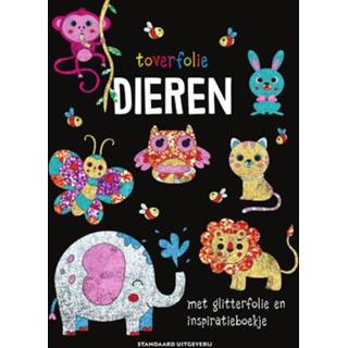 👉 Toverfolie: dieren. Met glitterfolie en inspiratieboekje, Hardcover 9789002270918