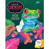 👉 Kleuren met stickers - Neon dieren. Paperback 9789463545372