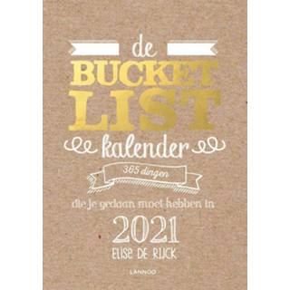 👉 Scheurkalender Bucketlist - De 2021 9789401466691