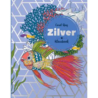 👉 Kleurboek zilver Coral Reef 8712048323424