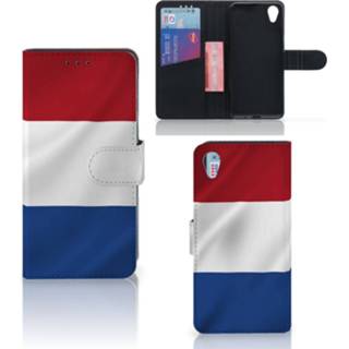 👉 Nederlandse vlag Sony Xperia X Bookstyle Case 8720215724745