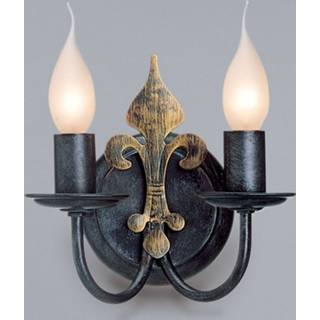 👉 Wand lamp antiek zilver Wandlamp CASTELLO, 2-lichts