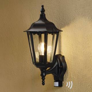 👉 Buitenwandlamp Firenze, sensor, staand, zwart