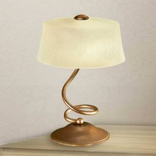 👉 Tafel lamp metaal a++ oud-messing Tafellamp Alessio, staand