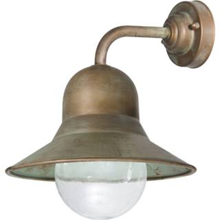 👉 Buiten wandlamp antiek-messing Zeewaterbestendige buitenwandlamp Marta