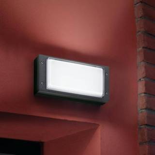 👉 Moderne buitenwandlamp antraciet BLIZ RING,