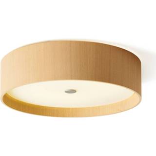 👉 Plafondlamp wit eiken houten Lara wood met LED, 43 cm