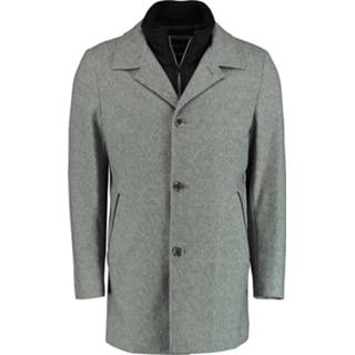 👉 Blauw polyester jassen male grijs Bos Bright Blue Geke coat 20301ge03bo/920 l.grey 8720008269712