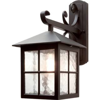 👉 Buitenwandlamp zwart metaal a++ elstead Winchester BL19