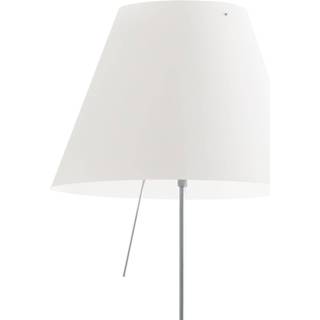 👉 Vloer lamp aluminium a++ wit Luceplan Costanza vloerlamp D13ti, alu/wit