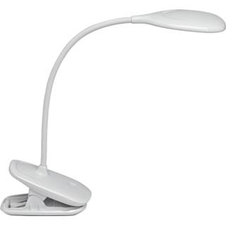 👉 Bureaulamp wit metaal warmwit a+ LED MAULjack accu, dimbaar