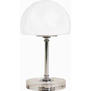 👉 Tafellamp chroom metaal warmwit a+ Ancilla - verchroomde LED met dimmer