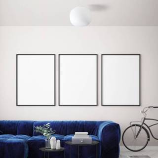 👉 Plafondlamp a++ Mat Wit Bombo van matglas Ø 19 cm