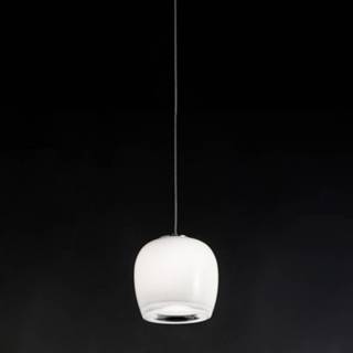 👉 Hanglamp wit glas metaal a++ Gregorio Spini Implode - van Ø 38 cm