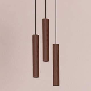 👉 Hanglamp eiken a+ donker UMAGE Chimes Cluster 3