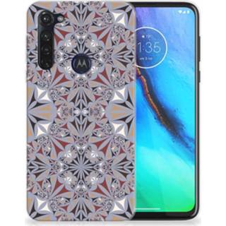 👉 Siliconen hoesje Motorola Moto G Stylus TPU Flower Tiles 8720215855302