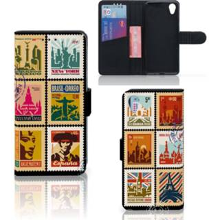 Flipcover x Sony Xperia Flip Cover Postzegels 8720215153347