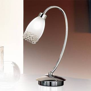 👉 Tafel lamp chroom Indrukwekkende tafellamp MARISA, 1-lichts