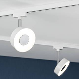 👉 Railsystem wit witte LED spot Circle voor U-Rail railsysteem