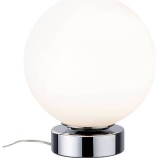👉 Tafel lamp metaal a++ chroom Paulmann tafellamp Aari m. aanraakschakelaar
