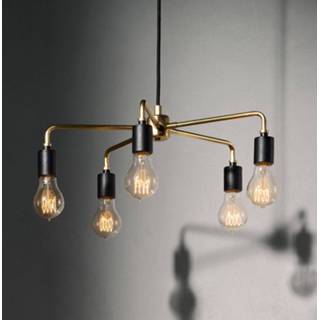 👉 Hang lamp messing a++ Sren Rose Studio Menu Leonard hanglamp van massief