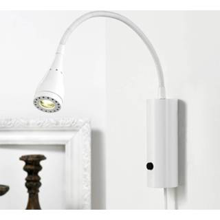 👉 Wit Led-wandlamp Mento met flexarm,