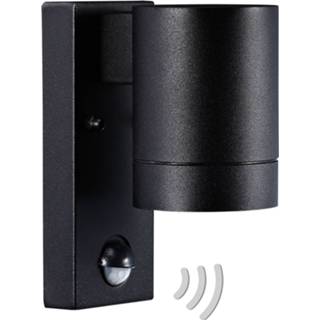 👉 Buitenwandlamp zwart tin metaal a++ Maxi sensor,