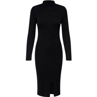 👉 Gebreide jurk zwart XL vrouwen ONLY Midi Dames 5714919435567