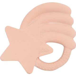 👉 Bijtring roze Pale Pink Jollein Falling Star 8717329359468