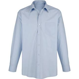 👉 Overhemd blauw wit katoen effen mannen zuiver lichtblauw Roger Kent 4055705337032 4055705344801