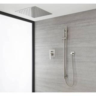 👉 Douchekraan nikkel messing modern geborsteld mengkraan aldwick keramische schijf Doucheset met 2-Weg, Verzonken Plafond Douchekop, en een Glijstangset Handdouche | 5051752961489