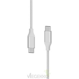 👉 Zilver Xlayer PREMIUM Metallic Cable USB-C to Type-C 1.5m Silver 4260458922019