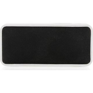 👉 Luidspreker wit zwart ABS One Size XD Collection speaker DJ bluetooth 11 cm wit/zwart 2-delig 8714612112441