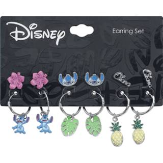 👉 Oorbel zilverkleurig vrouwen Fan Merchandise Lilo & Stitch - und Ananas 4064854047518