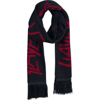👉 Sjaal zwart rood unisex Slayer - Logo 4064854053717