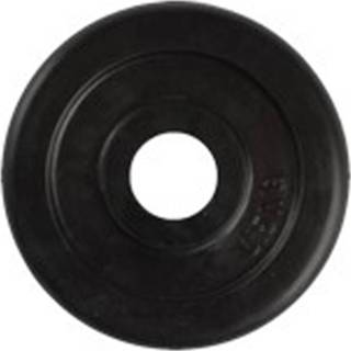 Halterschijf zwart rubber stuks Extra Kracht VirtuFit Rubberen - Halter gewicht 30 mm 0.5 kg 8719497599028 8719497599394