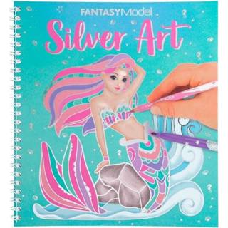 👉 Kleurboek zilver papier One Size meerkleurig meisjes TOPModel Silver Art 22 cm 4010070562236