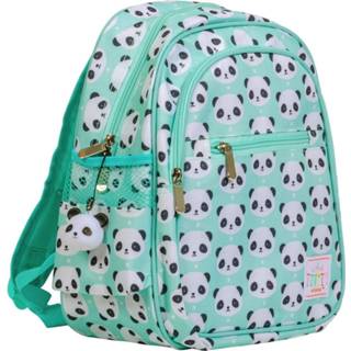 👉 Rugzak tgroen acryl One Size groen A Little Lovely Company Panda junior 13 liter mintgroen 8719033868052
