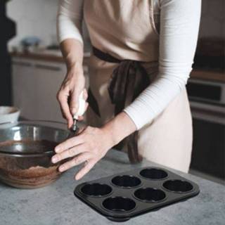 👉 Cupcake zwart One Size Orange85 Vormpjes voor 12 Muffins 8720289422363