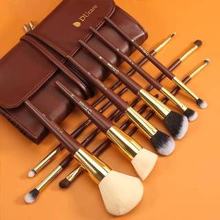 👉 Kwast One Size GeenKleur Dermarolling 12-Delige Make Up Kwasten Set DF1248 8720246144062