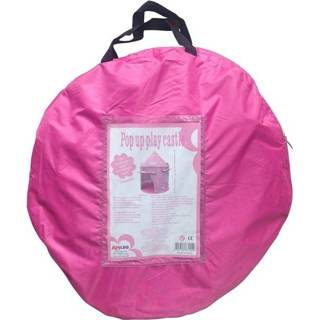 👉 Speeltent roze kunststof One Size Amleg pop-up 104 x 140 cm 5706798831554