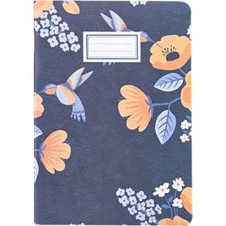 👉 Schrift papier One Size GeenKleur Flowers A4 gelinieerd. 96 bladzijde's 90grams papier, 2 motieven 5604730090062