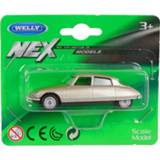 👉 Schaalmodel grijs staal One Size Welly Citroën DS23 junior 1:60 die-cast 8719817736997