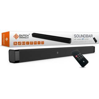 👉 Soundbar no color One Size zwart DUTCH ORIGINALS 28 W Bluetooth 4.2 voor TV, Home Cinema, Wireless Sound System in Zwart, AUX, RCA-kabel, Met Afstandsbediening, 32 tot 55. 8719831796847