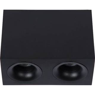 👉 Plafondlamp zwart metaal One Size Cube 2 | 7434012719774