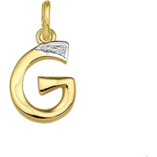 👉 Bedel diamant geelgoud goud active vrouwen TFT Letter G 0.005 Ct. 8718834221950